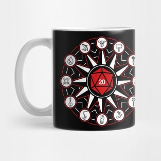 D20 Star - United We Stand - D&D Mug